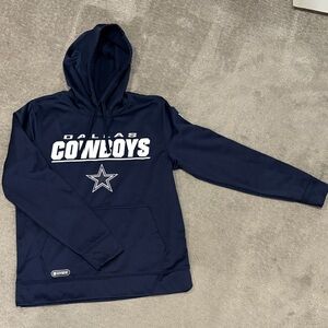 NFL Dallas Cowboys Navy & White Pullover Hoodie